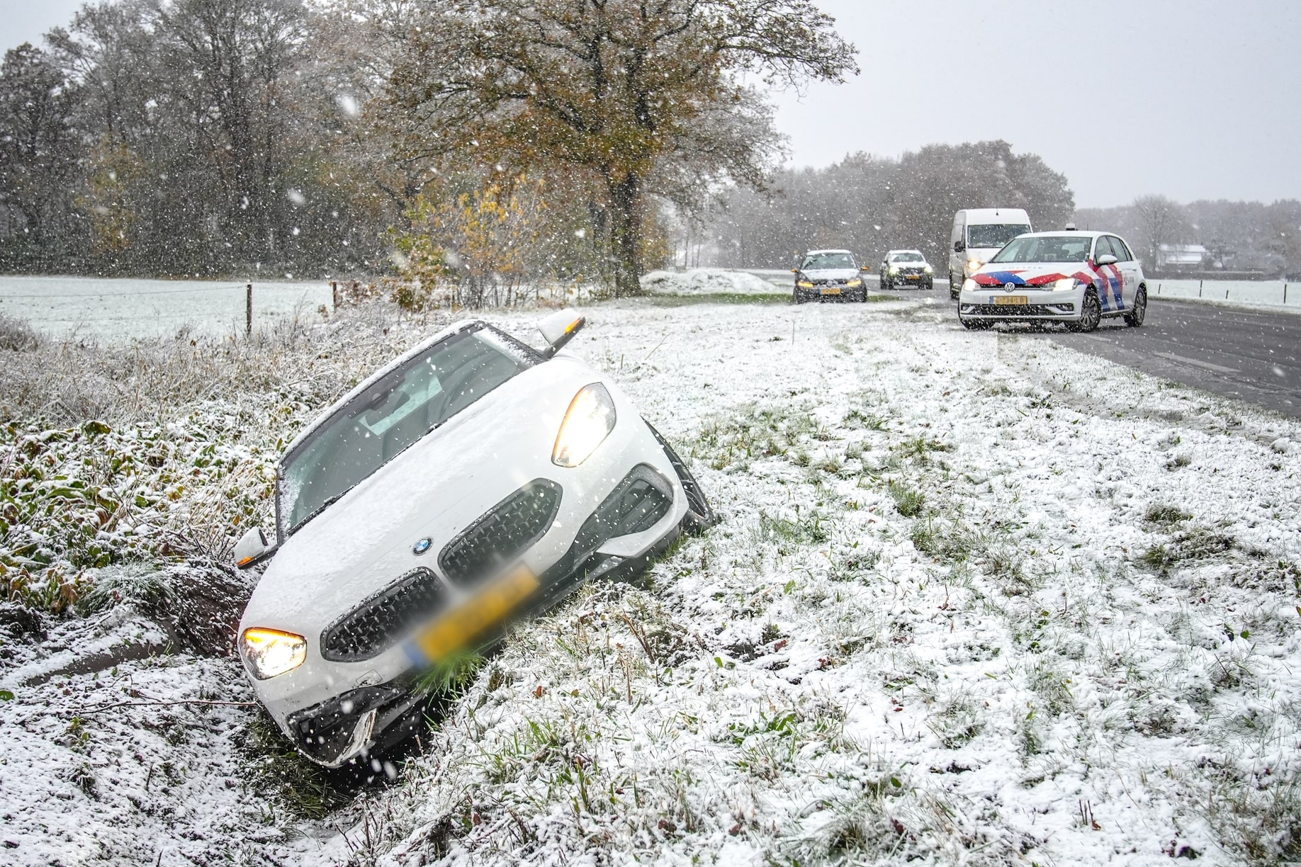 BMW Z4 wintercrash